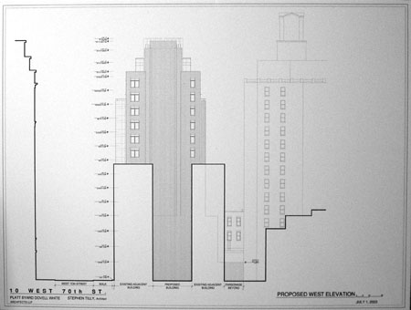 P7100037-Proposed West Elevation July 1 2003